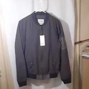 Goodfellows & Co Bomber Jacket, Matte Charcoal Grey color, Size Small NWT